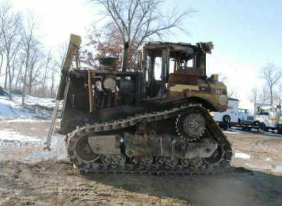 Burned Dozer